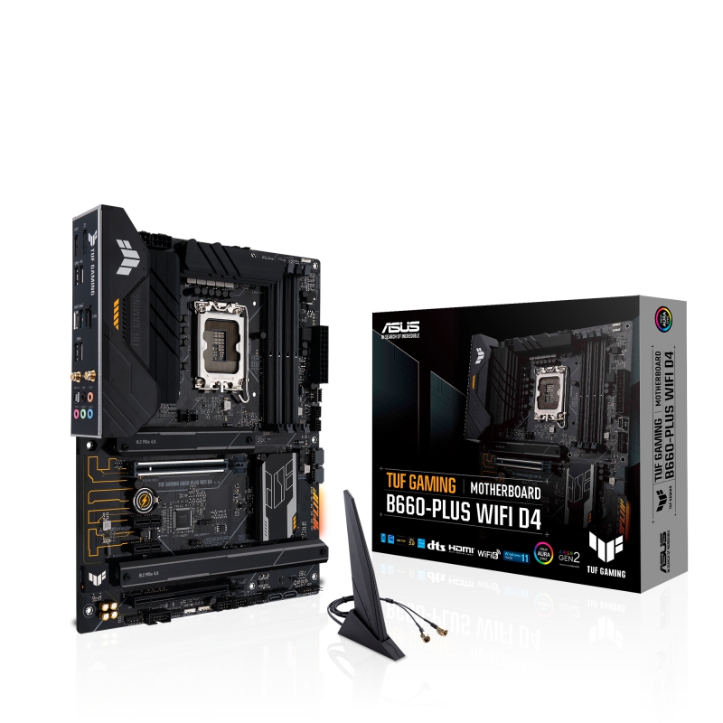 ASUS MOTHERBOARD TUFGAMINGB660PLUSWIFIDDR4 EDs PCs Toombul