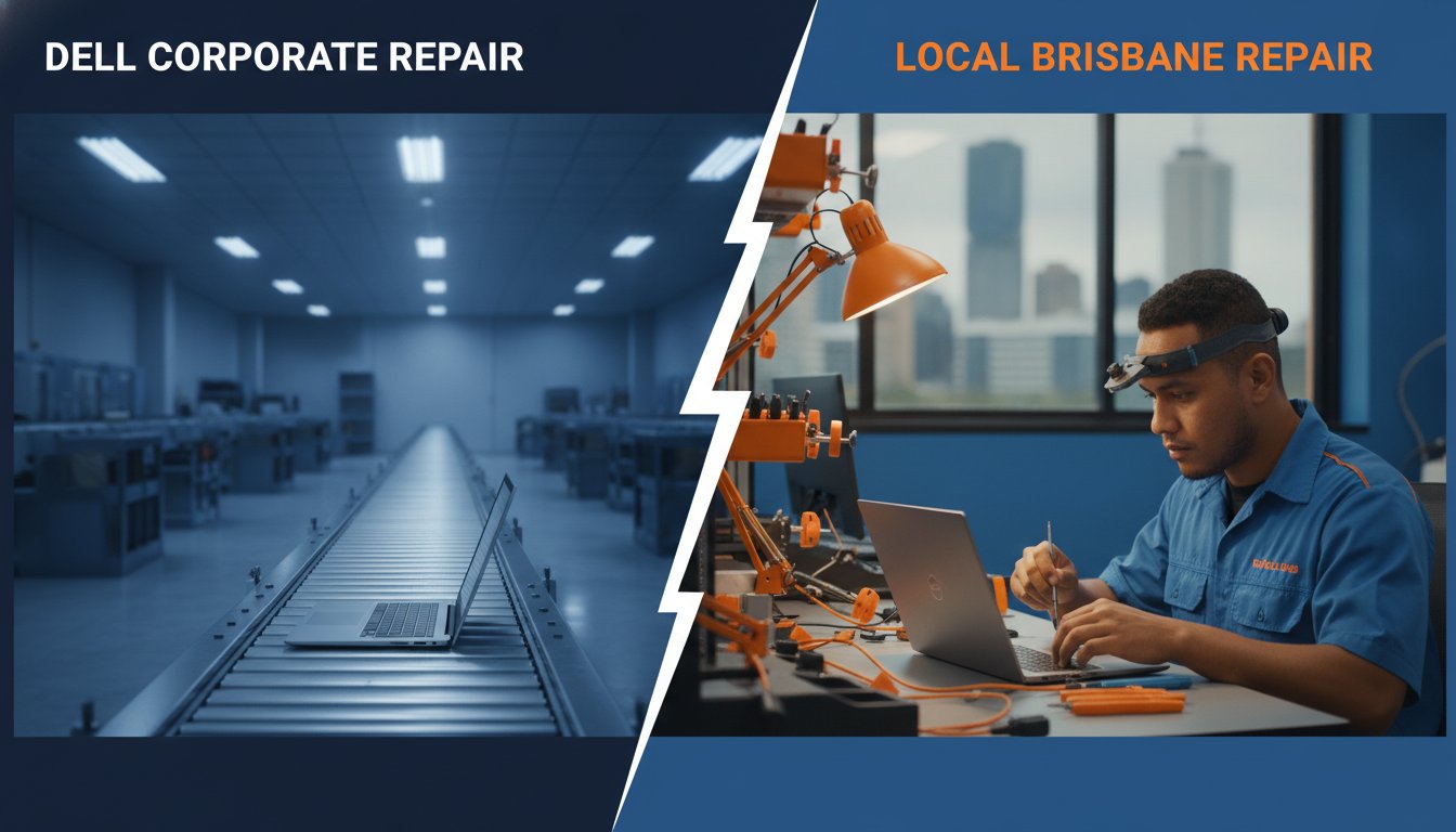 Dell Computer Repair Brisbane: Official Support vs. Local Specialist Experts