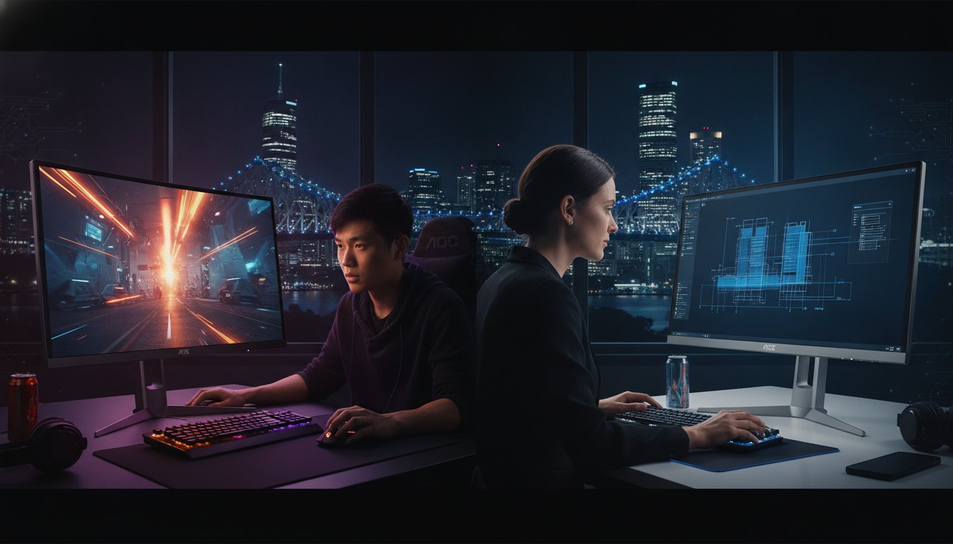 AOC Desktop Monitor Guide: The 2026 Brisbane Comparison for Gamers and Pros